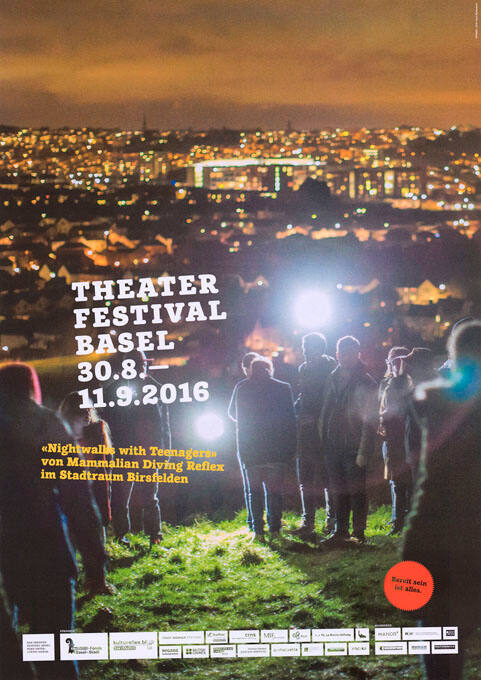 Theater Festival Basel, «Nightwalks with Teenagers», von Mammalian Diving Reflex, Stadtraum Birsfelden