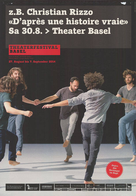 z.B. Christian Rizzo «D’après une histoire vraie», Theater Basel, Theaterfestival Basel