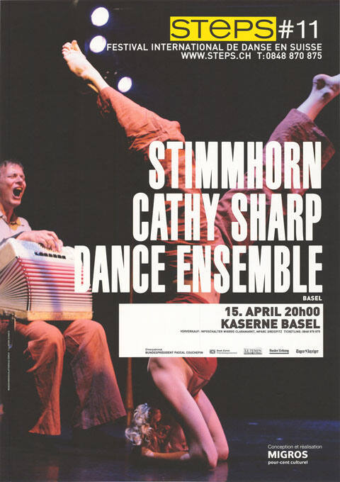 Steps #11, Stimmhorn, Cathy Sharp Dance ensemble, Festival international de danse en Suisse, Kaserne Basel