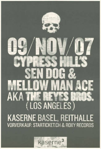 Cypress Hill’s Sen Dog & Mellow Man Ace aka The Reyes Bros. Kaserne Basel