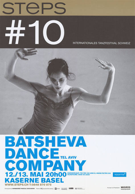 Steps #10, Internationales Tanzfestival Schweiz, Batsheva Dance Company, Kaserne Basel