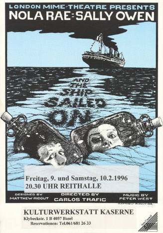 London Mimi-Theater presents, Nola Rae, Sally Owen, And the Ship sailed on, Kulturwerkstatt Kaserne