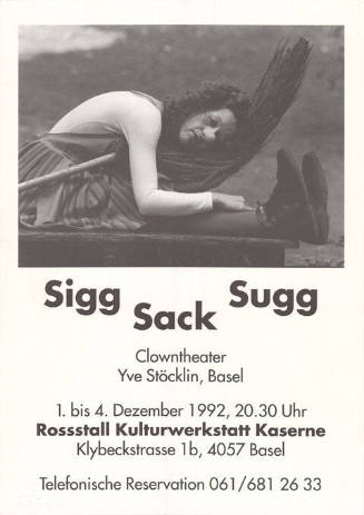 Sigg Sack Sugg, Clowntheater, Yve Stöcklin, Basel, Rossstall Kulturwerkstatt Kaserne