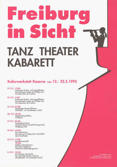 Freiburg in Sicht, Tanz, Theater, Kabarett, Kulturwerkstatt Kaserne