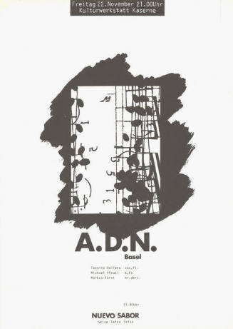 A.D.N., Basel, Nuevo Sabor, Salsa,  Kulturwerkstatt Kaserne