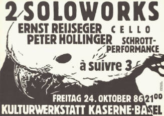 À suivre 3, 2 Soloworks, Ernst Reijseger, Peter Hollinger, Kulturwerkstatt Kaserne, Basel