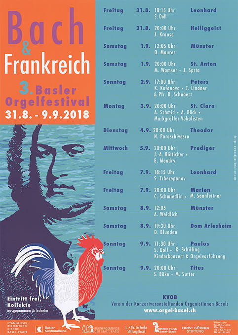 Bach & Frankreich, 3. Basler Orgelfestival