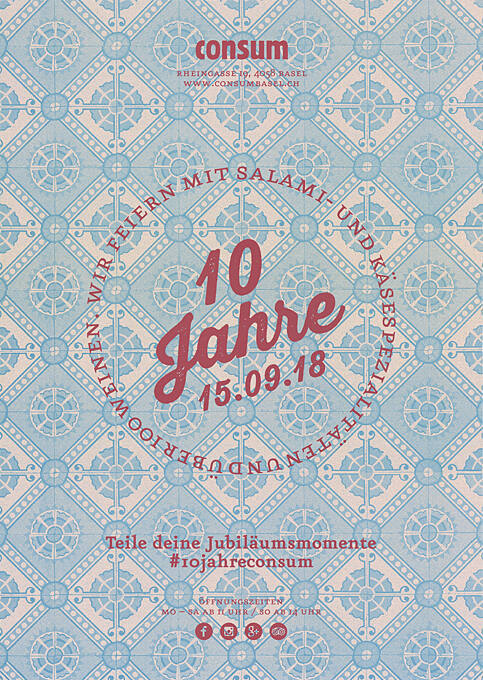 Consum, 10 Jahre, 15.09.2018