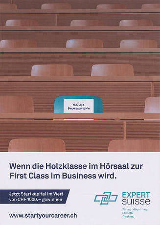 Eidg. dipl. Wirtschaftsprüfer/-in, Wenn die Holzklasse im Hörsaal zur First Class im Business wird.