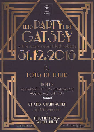 baltazar, Lets Party like Gatsby