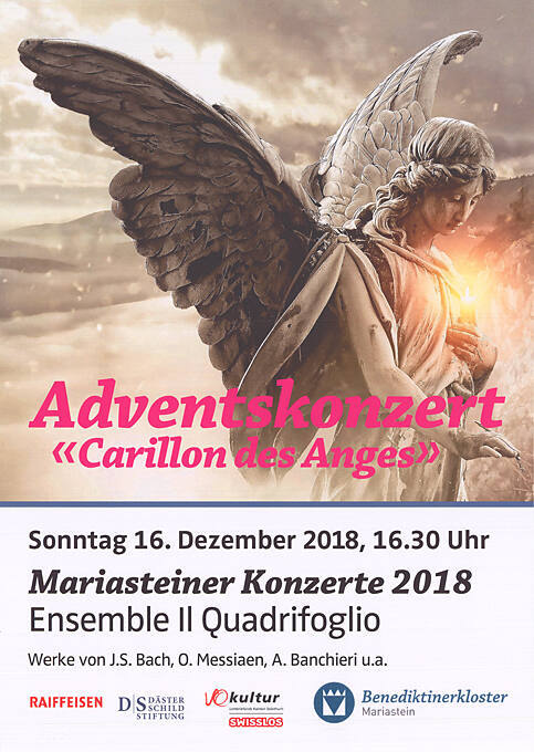 Adventskonzert «Carillon des Anges», Mariasteiner Konzerte 2018