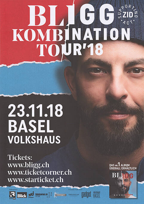 Bligg, KombiNation tour ’18, Basel Volkshaus