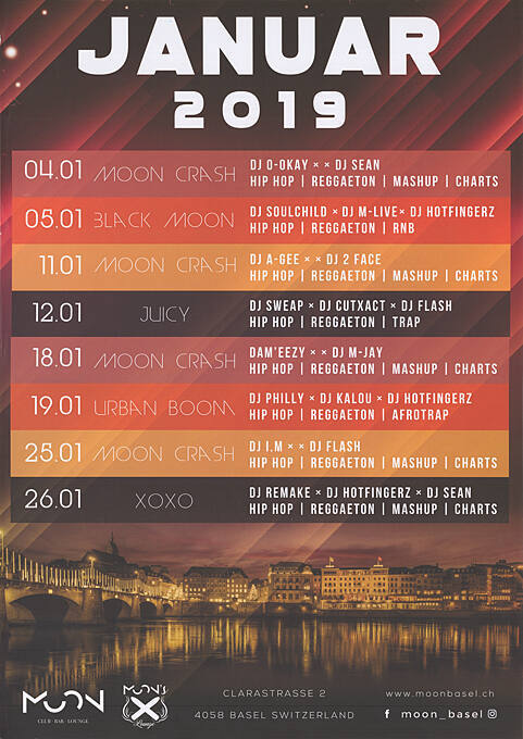 Januar 2019, Moon, Club, Bar, Lounge