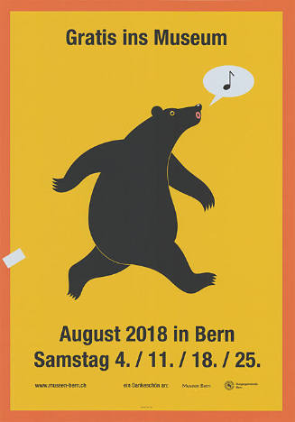 Gratis ins Museum, August 2018 in Bern