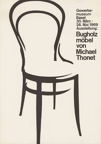 Bugholzmöbel von Michael Thonet, Gewerbemuseum Basel