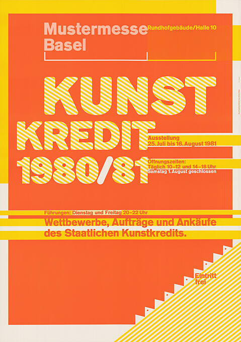 Kunstkredit 1980/81, Mustermesse Basel