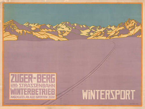 Zuger-Berg und Strassenbahn, Winterbetrieb, Anschluss an alle direkten Züge, Wintersport