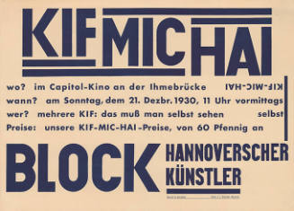 KIF MIC HAI, Block Hanoverscher Künstler