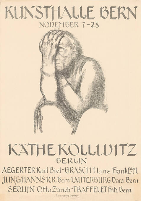 Käthe Kollwitz, Kunsthalle Bern