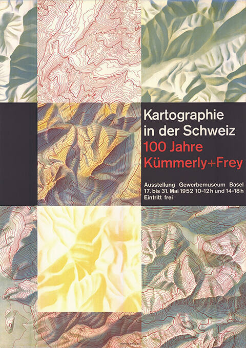 Kartographie in der Schweiz, 100 Jahre Kümmerly + Frey, Gewerbemuseum Basel