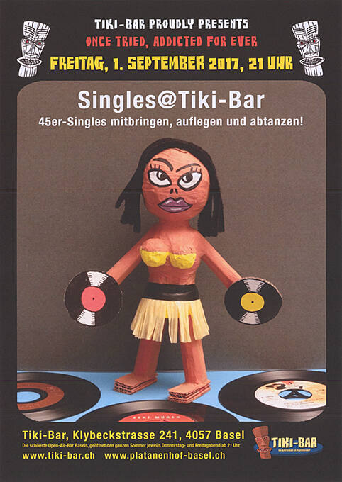 Singles@Tiki-Bar, Tiki-Bar