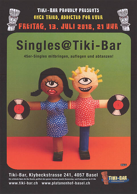 Singles@Tiki-Bar, Tiki-Bar