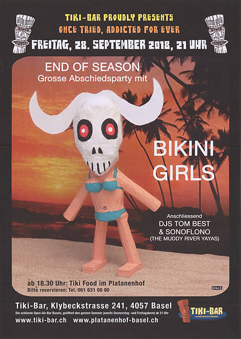 Bikini Girls, Tiki-Bar