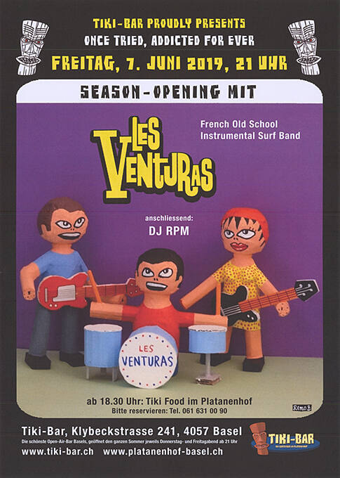 Season Opening mit Les Venturas, Tiki-Bar