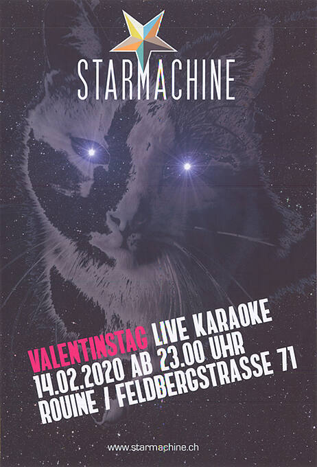 Starmachine, Valentinstag Live Karaoke, Rouine