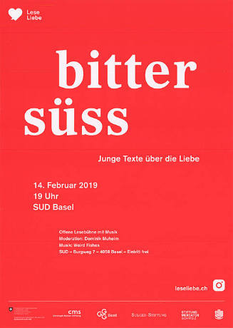 bitter süss, Junge Texte über die Liebe, SUD Basel