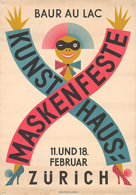 Kunsthaus-Maskenfeste, Baur au Lac, Zürich