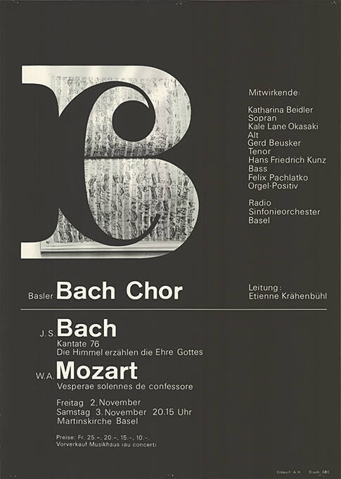 Basler Bach-Chor, Basel