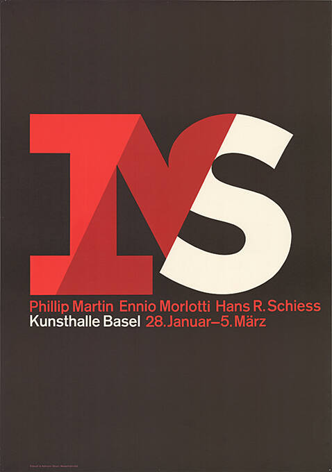 Phillip Martin, Ennio Morlotti, Hans R. Schiess, Kunsthalle Basel