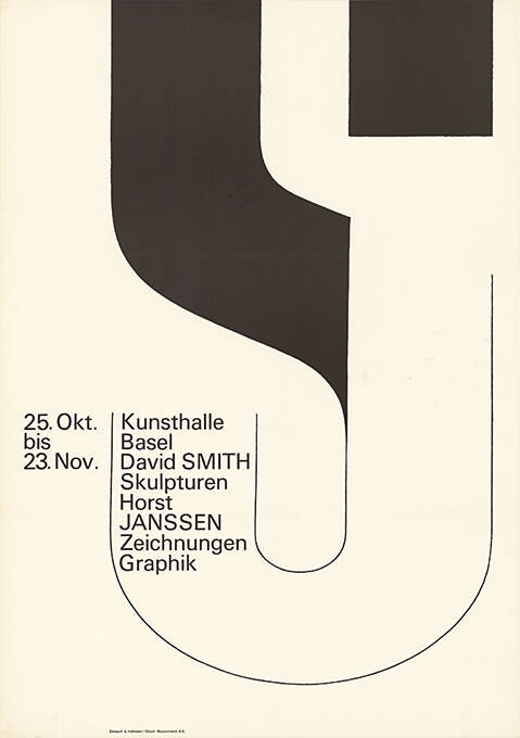 David Smith, Horst Janssen, Kunsthalle Basel