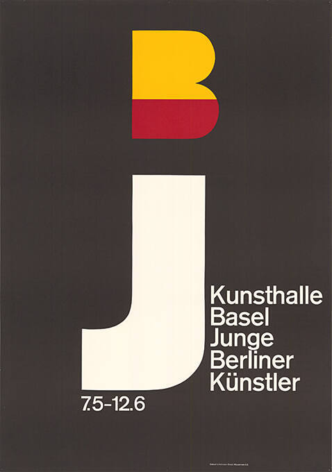 Junge Berliner Künstler, Kunsthalle Basel