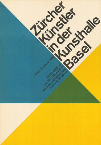 Zürcher Künstler in der Kunsthalle Basel