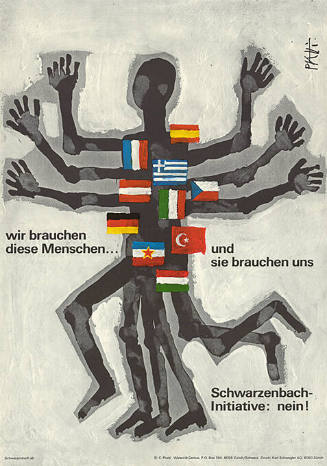 Wir brauchen diese Menschen… und sie brauchen uns, Schwarzenbach-Initiative: Nein!