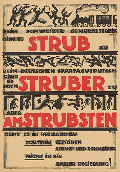 Strub, struber, am strubsten