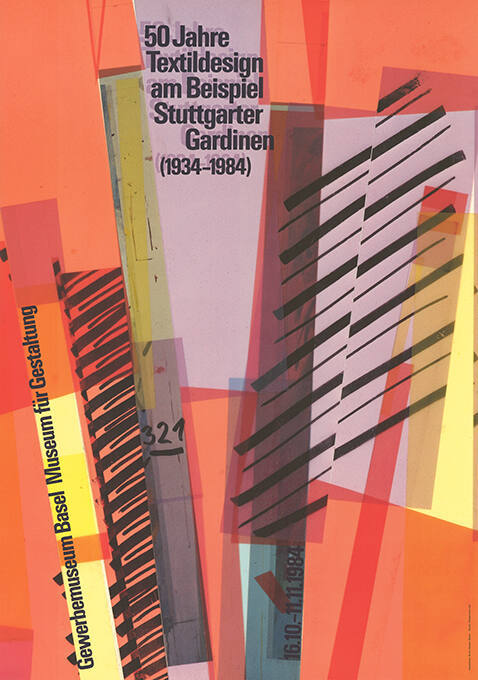 50 Jahre Textildesign am Beispiel Stuttgarter Gardinen (1934–1984), Gewerbemuseum Basel, Museum für Gestaltung