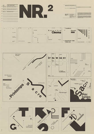 Nr. 2, Arbeiten aus dem Typographie-Unterricht, Thematik: Von einfachen zu komplexen Textstrukturen