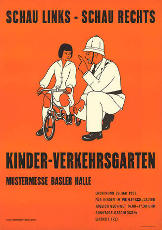 Schau links – schau rechts, Kinder-Verkehrsgarten, Mustermesse Basler Halle