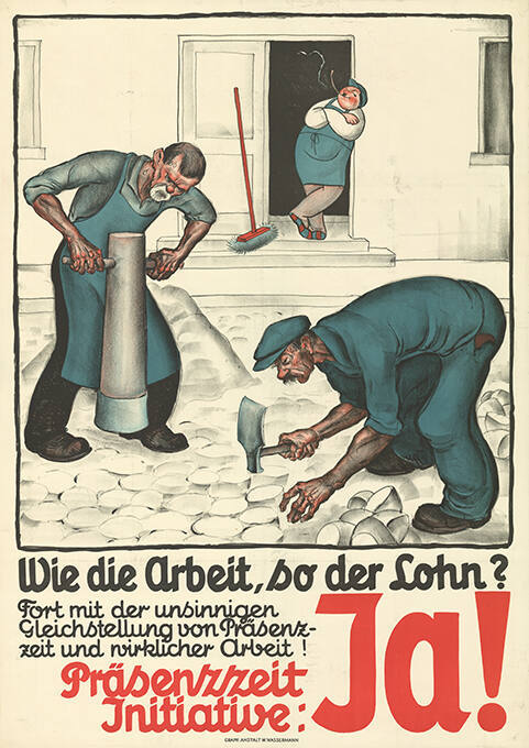 Wie die Arbeit, so der Lohn? Präsenzzeit-Initiative: Ja!