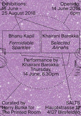 Bhanu Kapil, Formidable Sparkles, Khairani Barokka, Selected Annahs, Salts