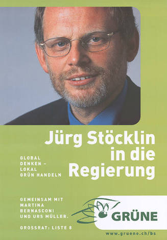 Jürg Stöcklin in die Regierung, Grossrat: Liste 8, Grüne