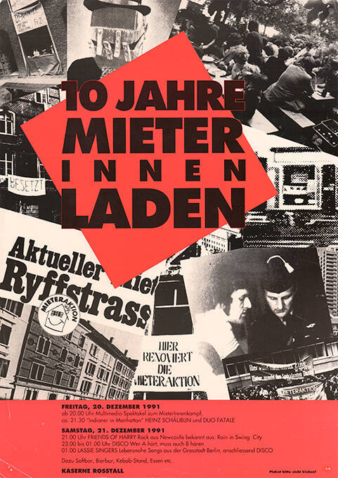 10 Jahre Mieter/innen-Laden, Kaserne Rosstall