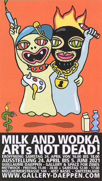 Milk and Wodka, Art[’]s not dead! Guillaume Daeppen - Gallery & Space for Zines