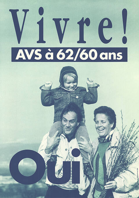 Vivre! AVS à 62/60 ans, Oui