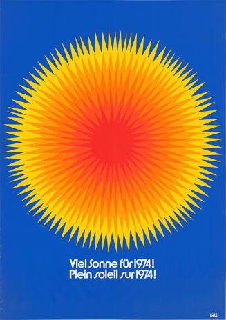 Viel Sonne für 1974! Plein soleil sur 1974!