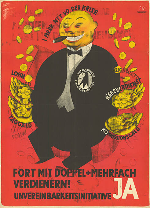 Fort mit Doppel+Mehrfach Verdienern! Unvereinbarkeitsinitiative Ja