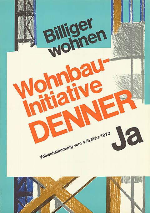 Billiger Wohnen, Wohnbau-Initiative Denner Ja